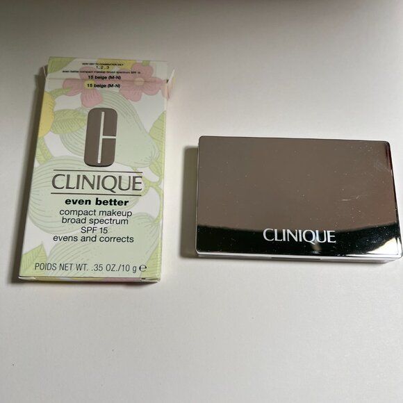 Clinique Even Better Compact Makeup Foundation Broad Spectrum Shade 15 Beige - Picture 1 of 5